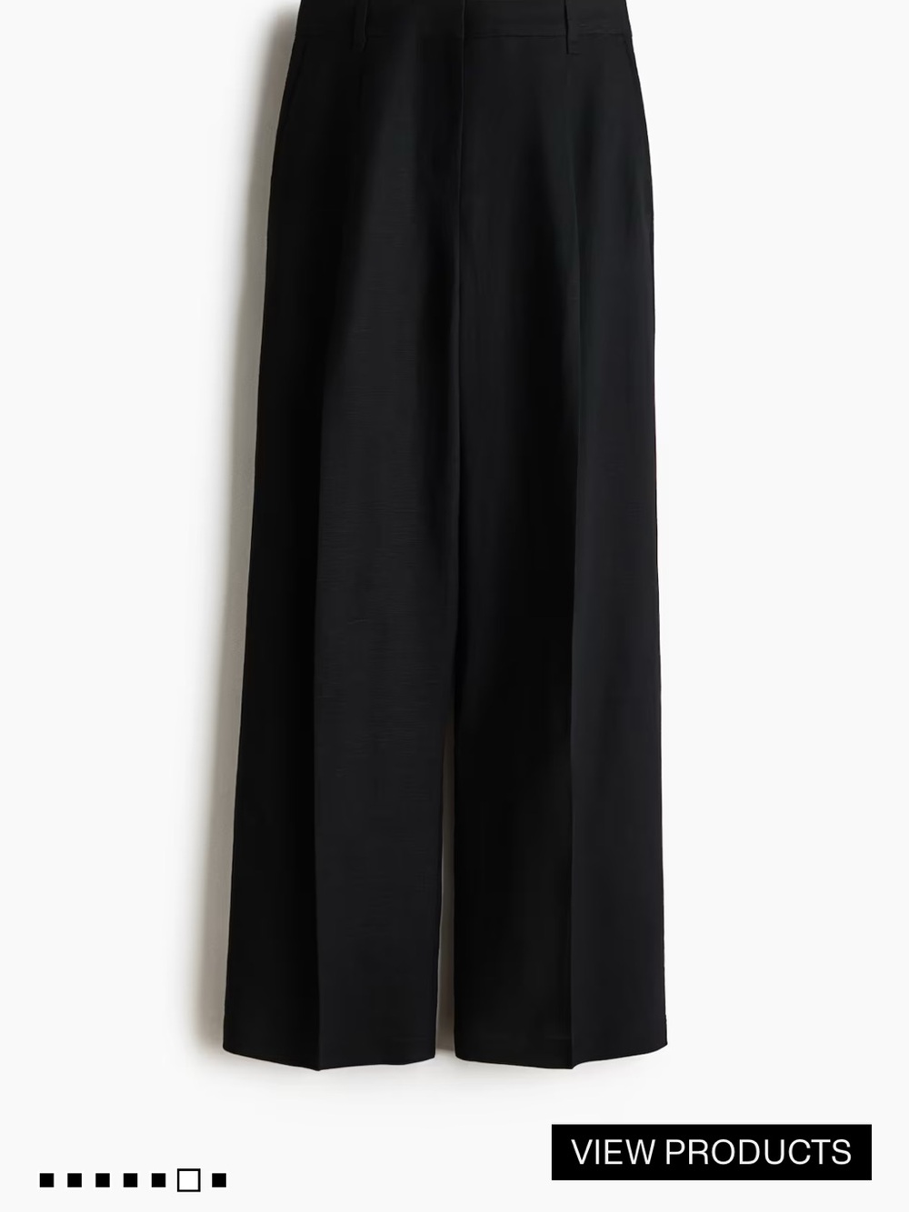 H&M Linen Blend Dress Pants